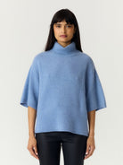 YAS EMILA Pull col roulé en laine