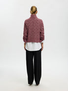 SLWLULU Pull col montant — Tawny Port Birch — vue 3