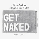 Tapis de bain « Get Naked » tufté main — Gris & blanc — vue 6, Gris & blanc | Appart 17