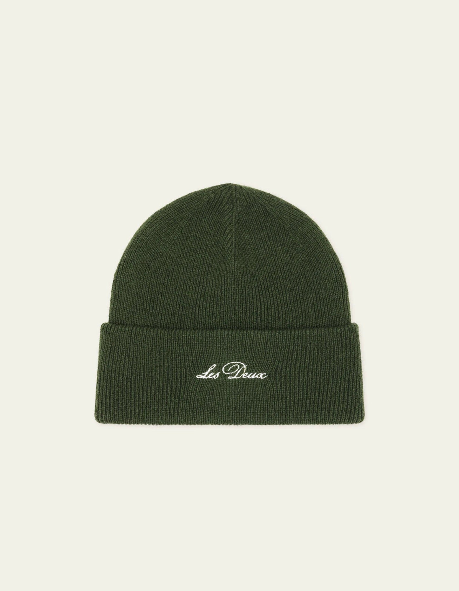 Signature Bonnet en laine — Rifle Green — Les Deux