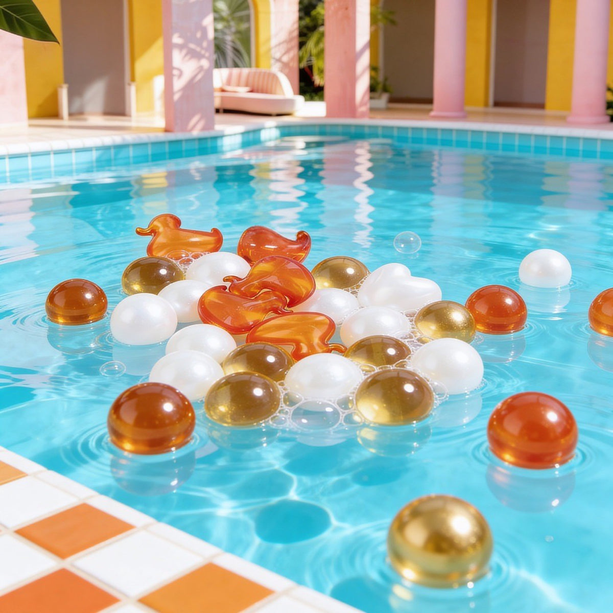 Perles de bain parfumées The Pool Party, boîte de 15 — Nailmatic — Animagic — autre vue 3 | Appart 17 Bruxelles