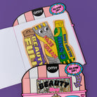 Carnet de coloriage 34 pages + stickers, Coloring Boutique — OMY — Beauty Shop — autre vue 2 | Appart 17 Bruxelles