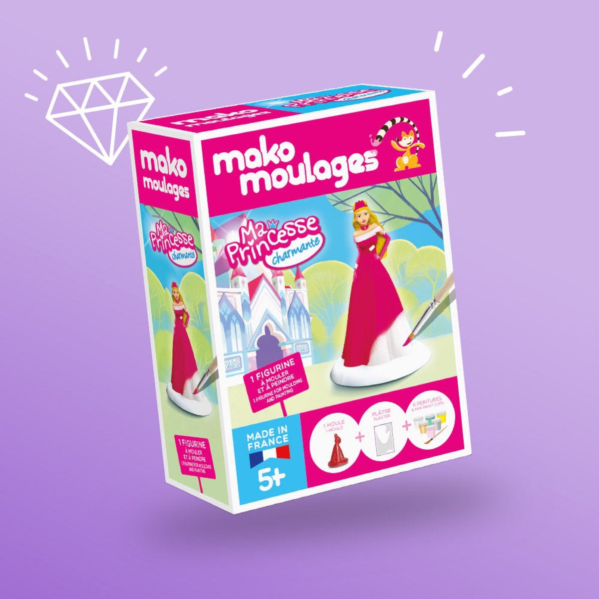 Kit de moulage Princesse charmante — mako moulages — Princesse Charmante — packshot | Appart 17 Bruxelles