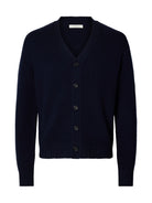 SLMCODY Cardigan col V en laine — Sky Captain — vue 6