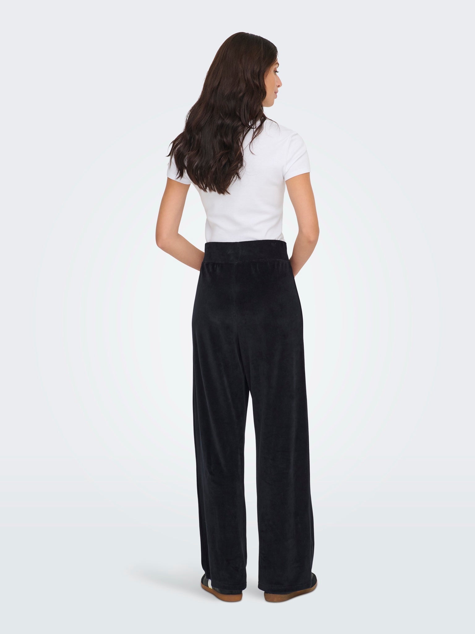 JDYVIDA Pantalon jogging en velours — Noir — vue 6