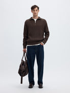 SLMDRY Pull col montant demi-zip — Delicioso — vue 6