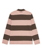 Striped LS Polo à manches longues rayé — Les Deux — Delicioso Brown — packshot, dos 6 | Appart 17 Bruxelles