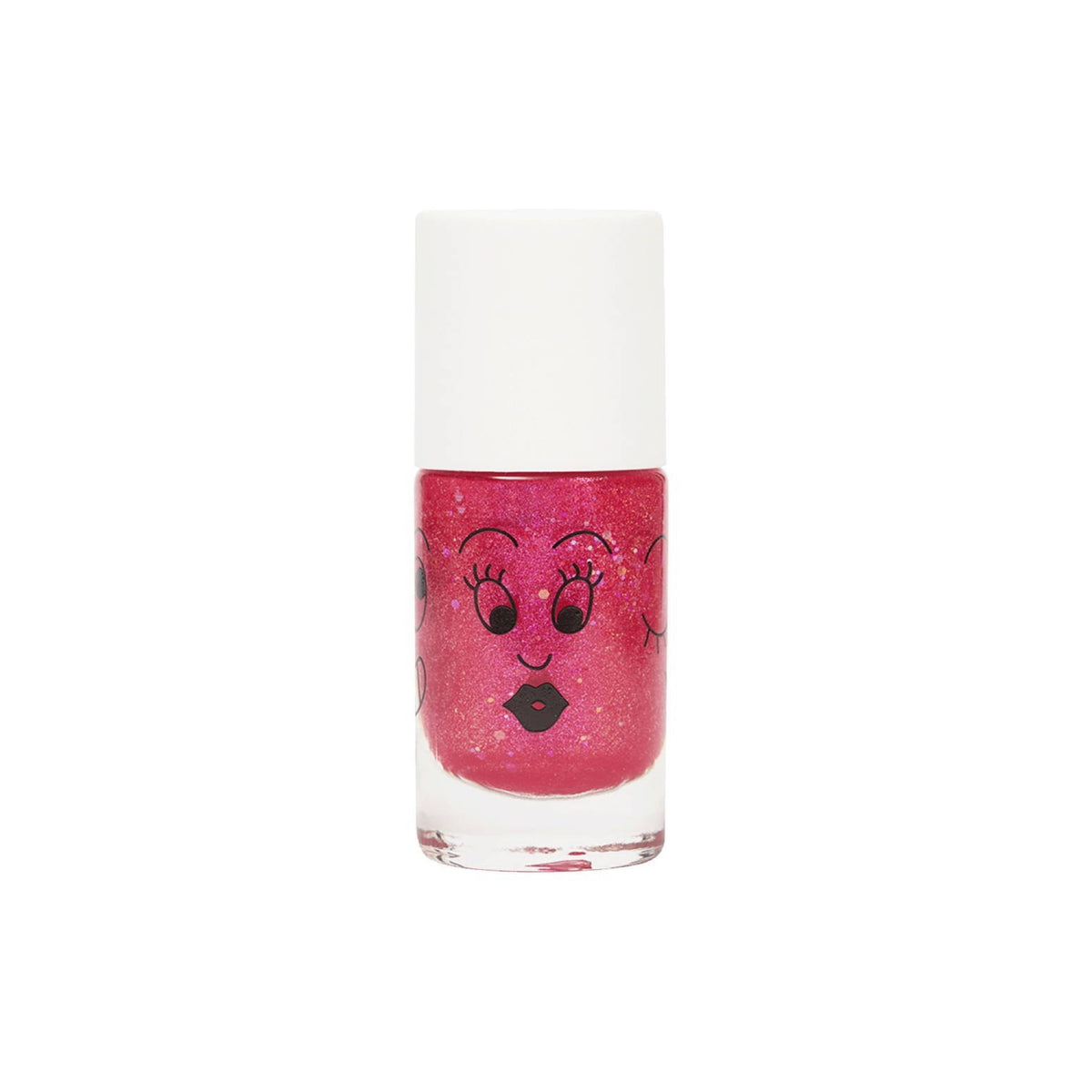 Vernis à l'eau pour enfant, pailleté — Nailmatic — Sissi rose pailleté — packshot | Appart 17 Bruxelles