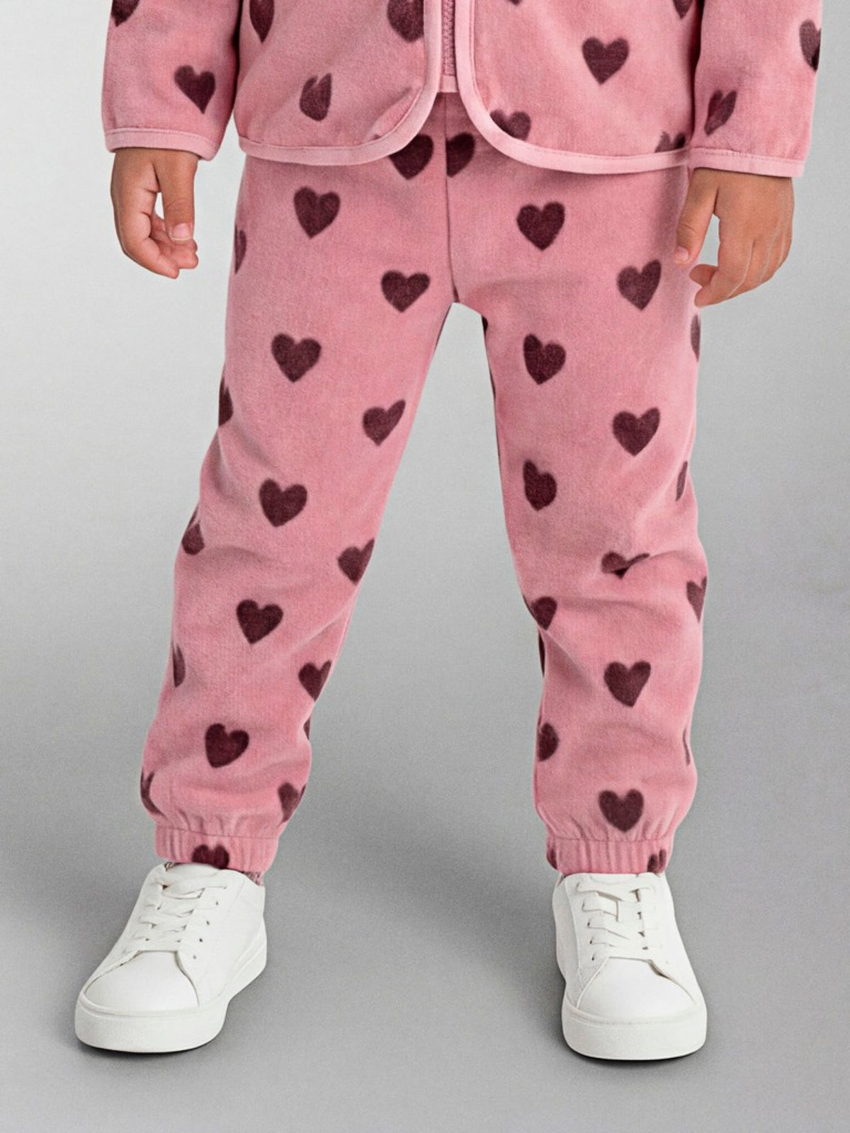 NMFOLAJAS Pantalon polaire à cœurs fille — name it — Mauve Shadows — autre vue 6 | Appart 17 Bruxelles