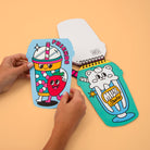 Carnet Sticker by number, 200 stickers et 10 cartes — OMY — Bubble Tea — autre vue 2 | Appart 17 Bruxelles