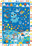 Poster créatif Poppik La mer — poster complété | Appart 17 Bruxelles