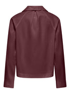 JDYMONILA Chemise en batiste coton et TENCEL™, col ouvert à revers — JDY — Catawba Grape — packshot, vue de dos 2 | Appart 17 Bruxelles