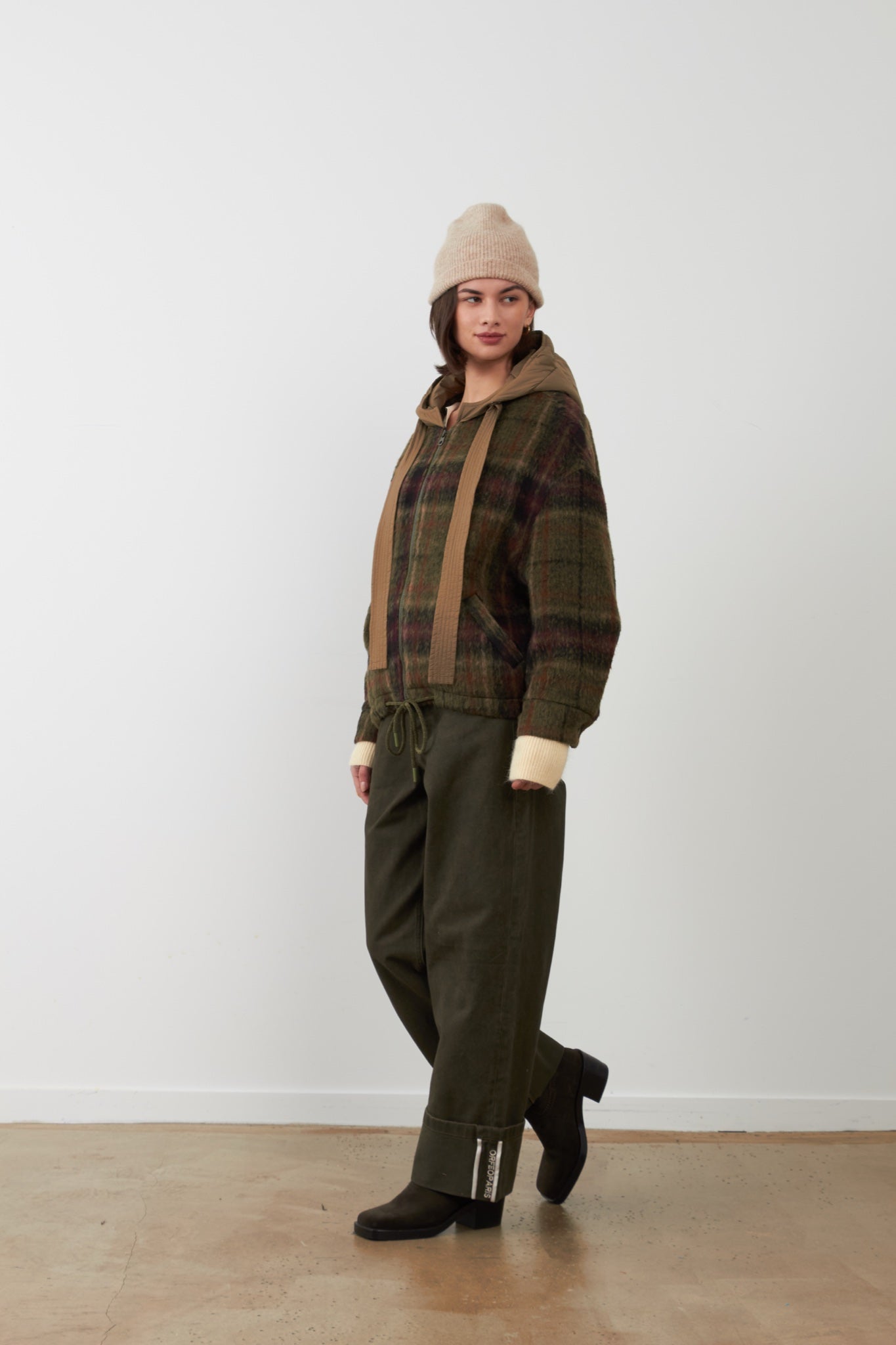 LESTER Veste à carreaux — Carreaux Vert — vue 4
