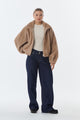 JOSIE Blouson en fausse fourrure — Taupe — Giovanni Paris