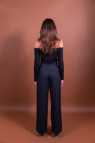 PLUME Pantalon large à pinces et ceinture à nouer — Rayures Tennis — vue 5