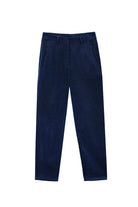 Pantalon cigarette Parfaito en velours côtelé — Marine — vue 7