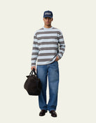 Stripe T-shirt manches longues — Skyway Blue — vue 2