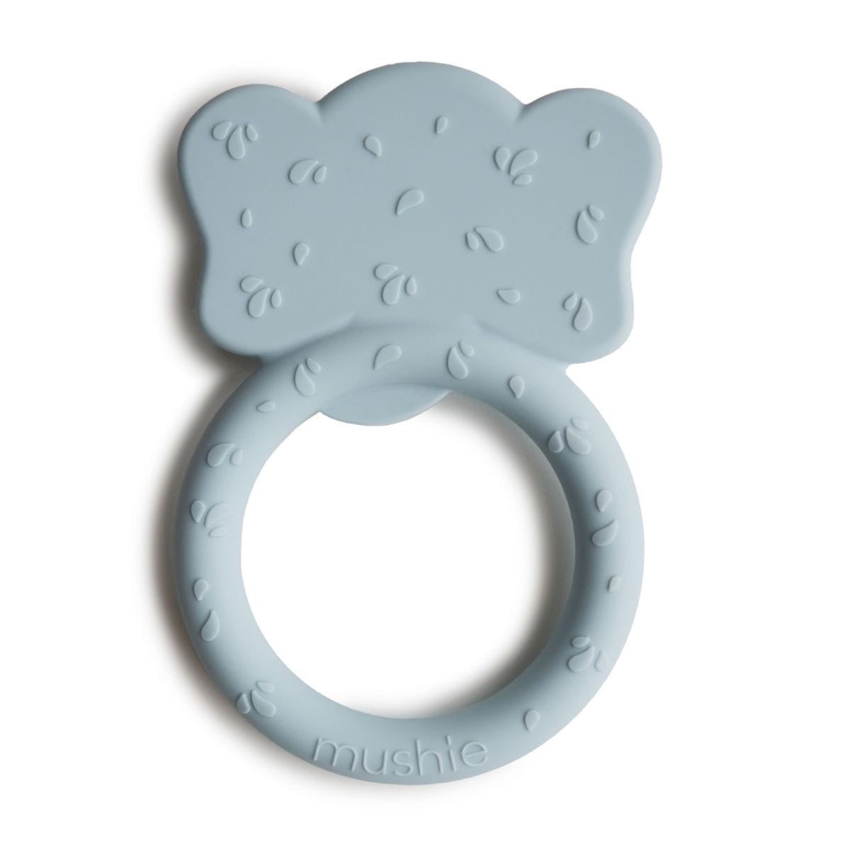 Jouet de dentition en silicone — Mushie — Éléphant — mise en situation 2 | Appart 17 Bruxelles