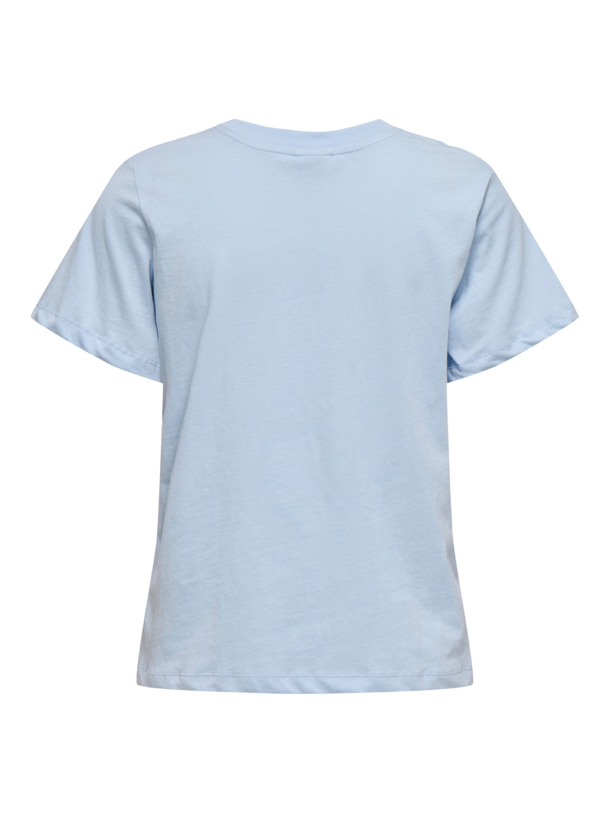 JDYPISA T-shirt col rond en coton bio à imprimé — JDY — Cashmere Blue / Bittersweet Heart — packshot dos | Appart 17 Bruxelles
