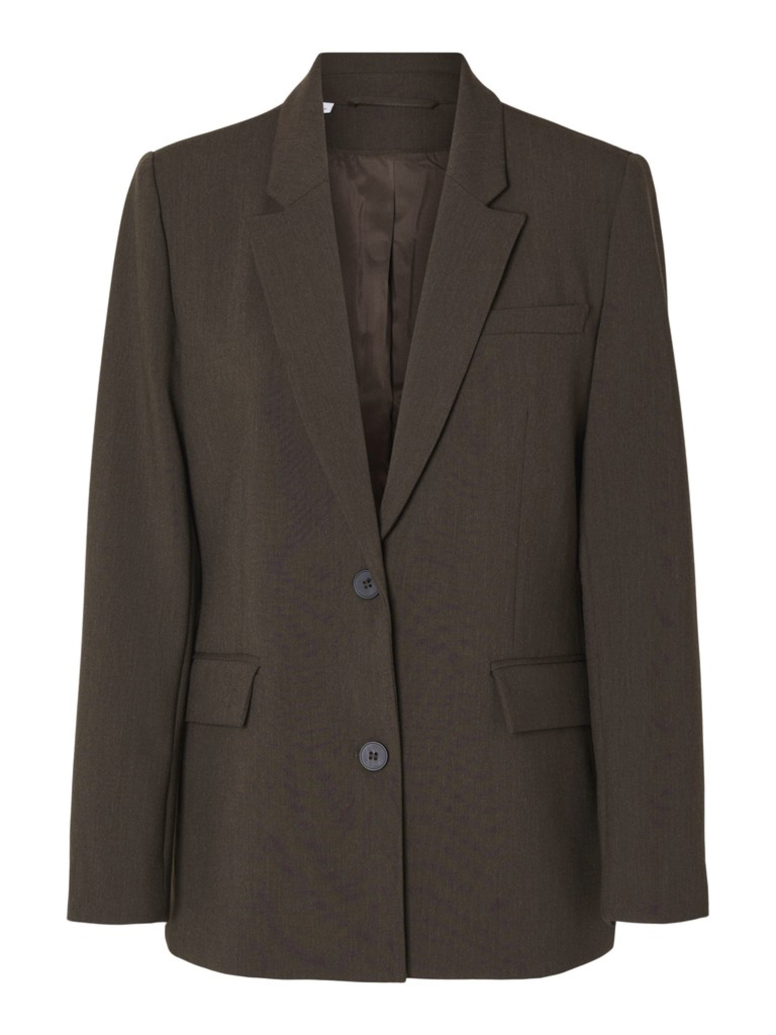 Selected SLWRITA Blazer classique en maille chinée — Delicioso Melange