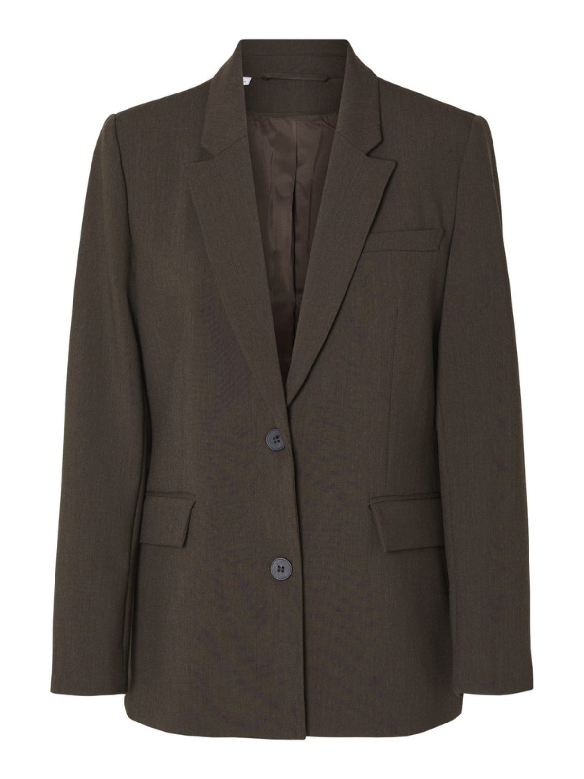 Selected SLWRITA Blazer classique en maille chinée — Delicioso Melange