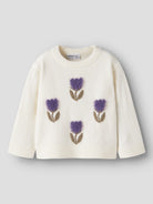 NMFOLGI Pull à tulipes fille — name it — Antique White — autre vue 3 | Appart 17 Bruxelles