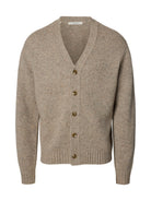 SLMCODY Cardigan col V en laine — Oatmeal Neps — vue 6