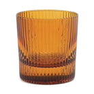 Here's How The Scout Verres lowball cannelés, set de 2 — Here's How — Ambre — packshot | Appart 17 Bruxelles