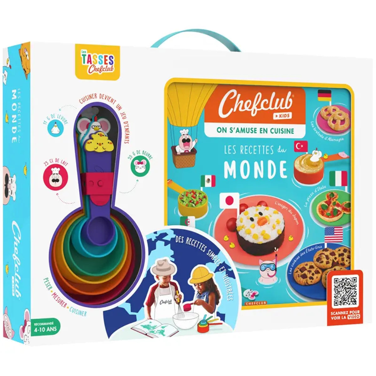 Coffret cuisine enfant livre de recettes — Chefclub Kids — Les recettes du monde — packshot | Appart 17 Bruxelles
