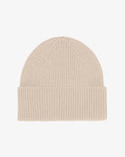 Colorful Standard Merino Wool Beanie Bonnet laine mérinos recyclée — Colorful Standard — Ivory White — packshot 5 | Appart 17 Bruxelles