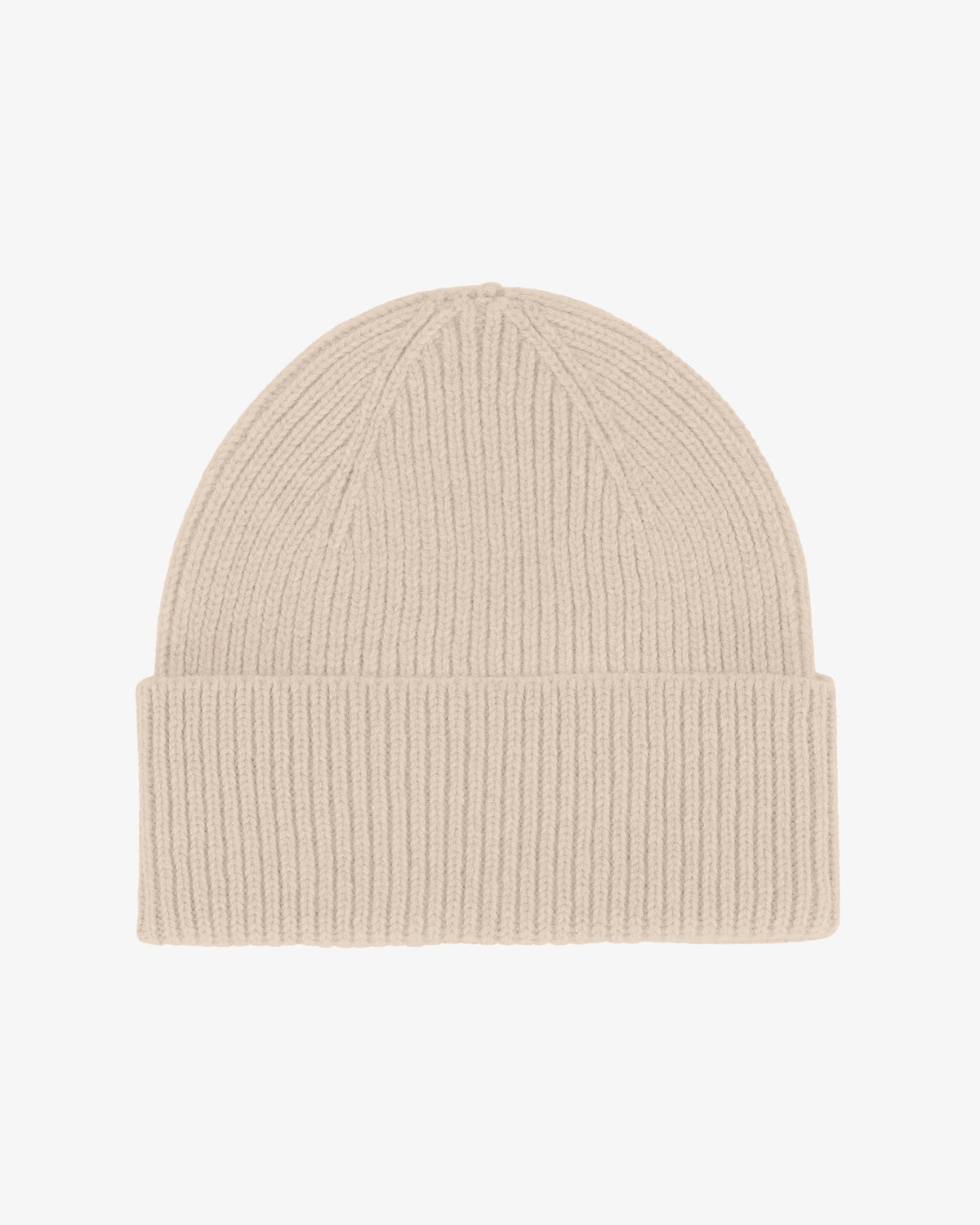 Colorful Standard Merino Wool Beanie Bonnet laine mérinos recyclée — Colorful Standard — Ivory White — packshot 5 | Appart 17 Bruxelles