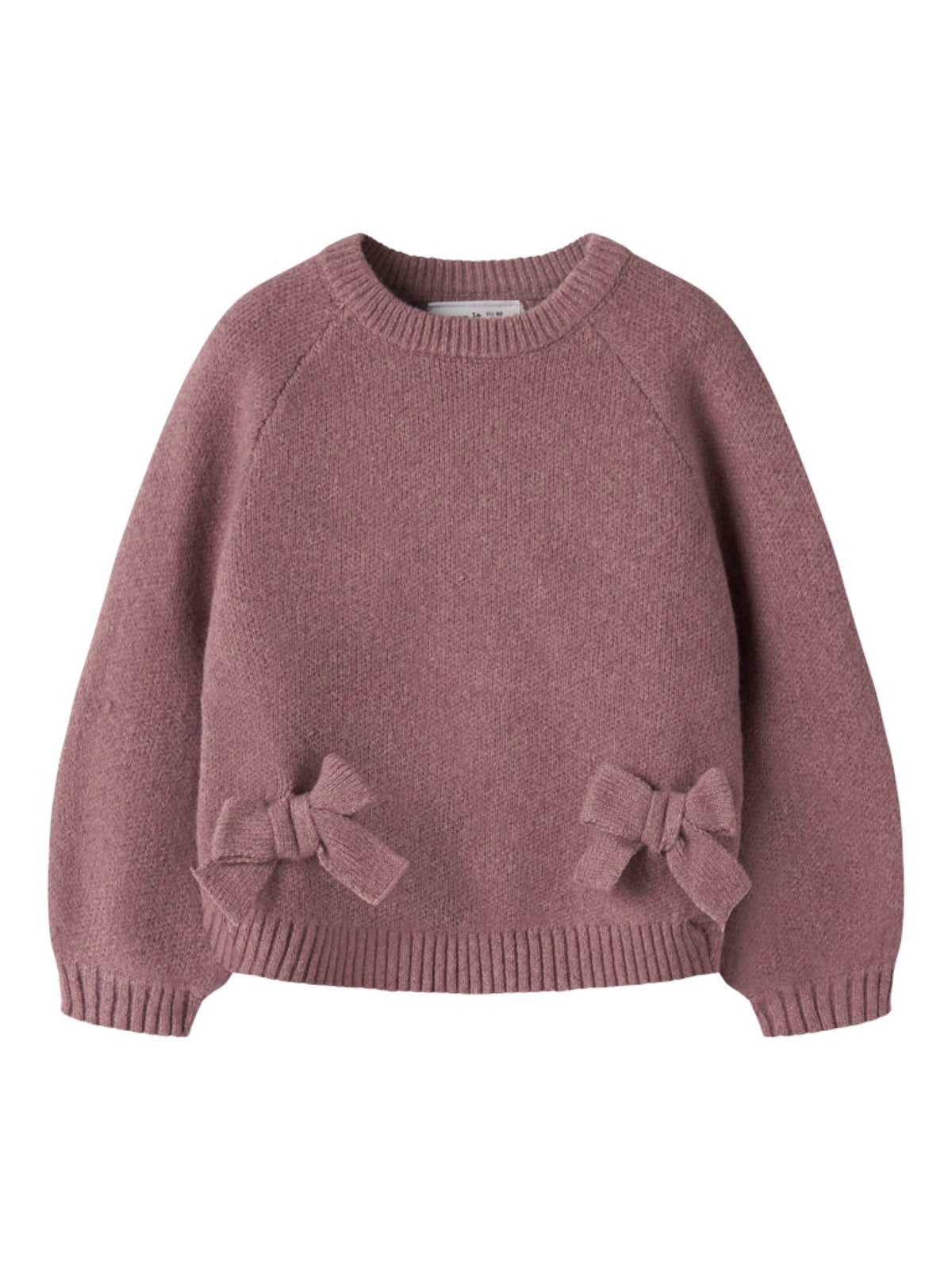 NMFNDOPER Pull à nœuds fille — name it — Wild Ginger — vue de face 2 | Appart 17 Bruxelles