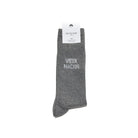 Félicie Aussi Chaussettes « Vieux machin » — Felicie Aussi — Gris chiné — photo produit | Appart 17 Bruxelles