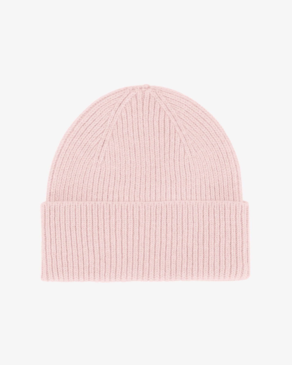 Colorful Standard Merino Wool Beanie Bonnet laine mérinos recyclée — Colorful Standard — Faded Pink — packshot 5 | Appart 17 Bruxelles