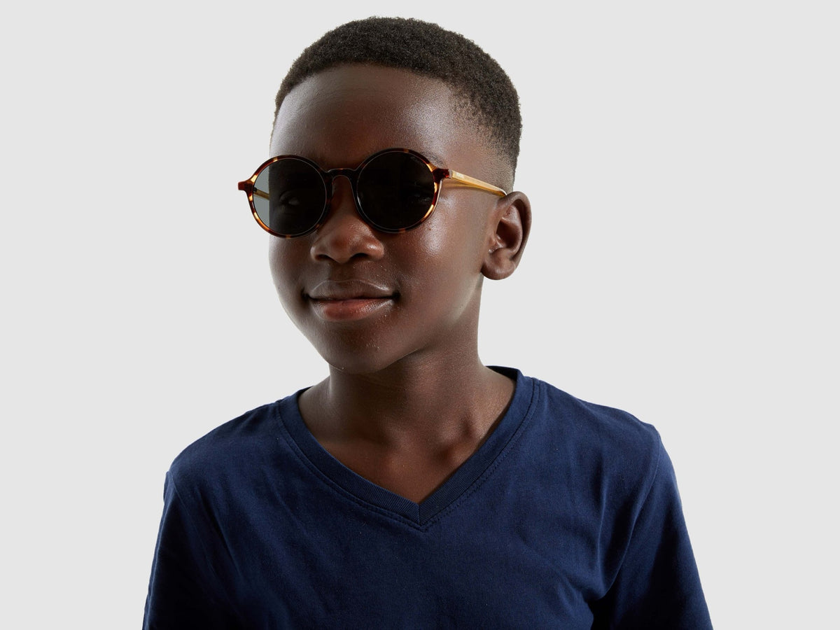 Lunettes de soleil junior 6-11 ans Madison Jr — Komono — Havana Combi — autre vue 4 | Appart 17 Bruxelles
