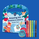 Drawing Kit, mallette de coloriage réutilisable — SuperPetit — Snow Fun (Noël) — autre vue 6 | Appart 17 Bruxelles