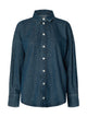 SLWBELLA Chemise en jean manches chauve-souris — Medium Blue Denim