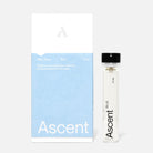 Ascent Refill Extrait de parfum rechargeable 20 ml — Ascent — Blue — packshot, coffret et recharge 2 | Appart 17 Bruxelles