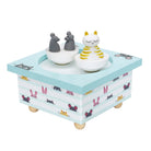 Boîte à musique Dancing Chat & Souris en bois — Trousselier — Chat & Souris — packshot | Appart 17 Bruxelles