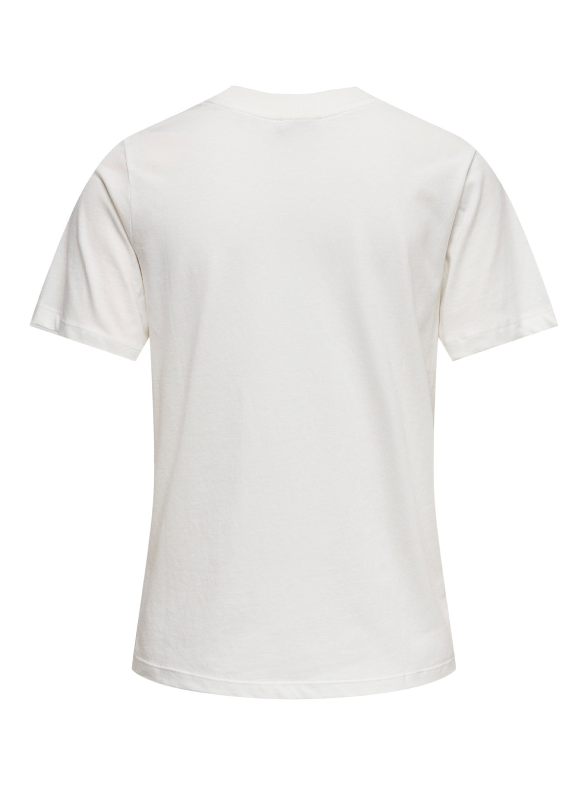 JDYPISA T-shirt col rond en coton bio à imprimé — JDY — Cloud Dancer / Dog — packshot dos | Appart 17 Bruxelles