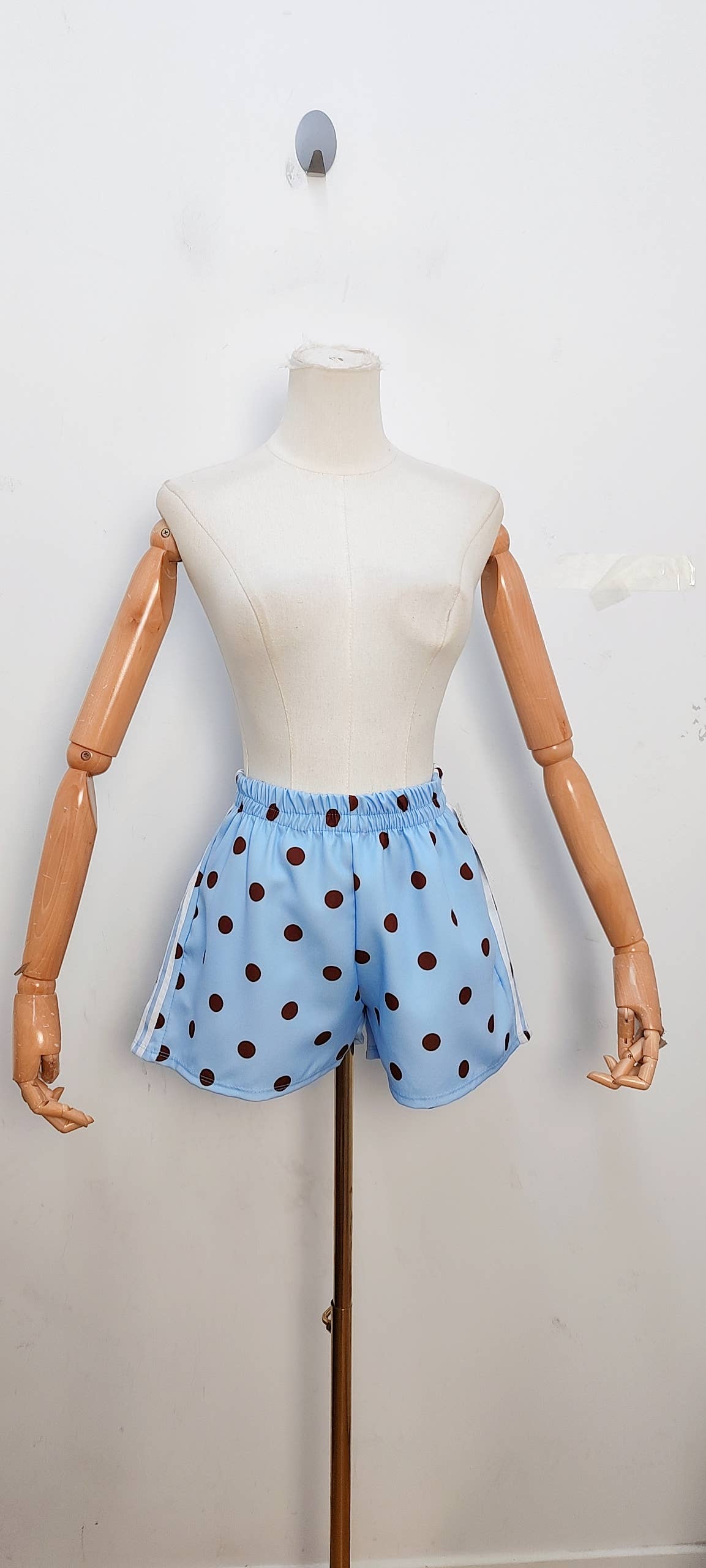 Ensemble veste et short à pois — Bleu ciel — vue 5 | Appart 17