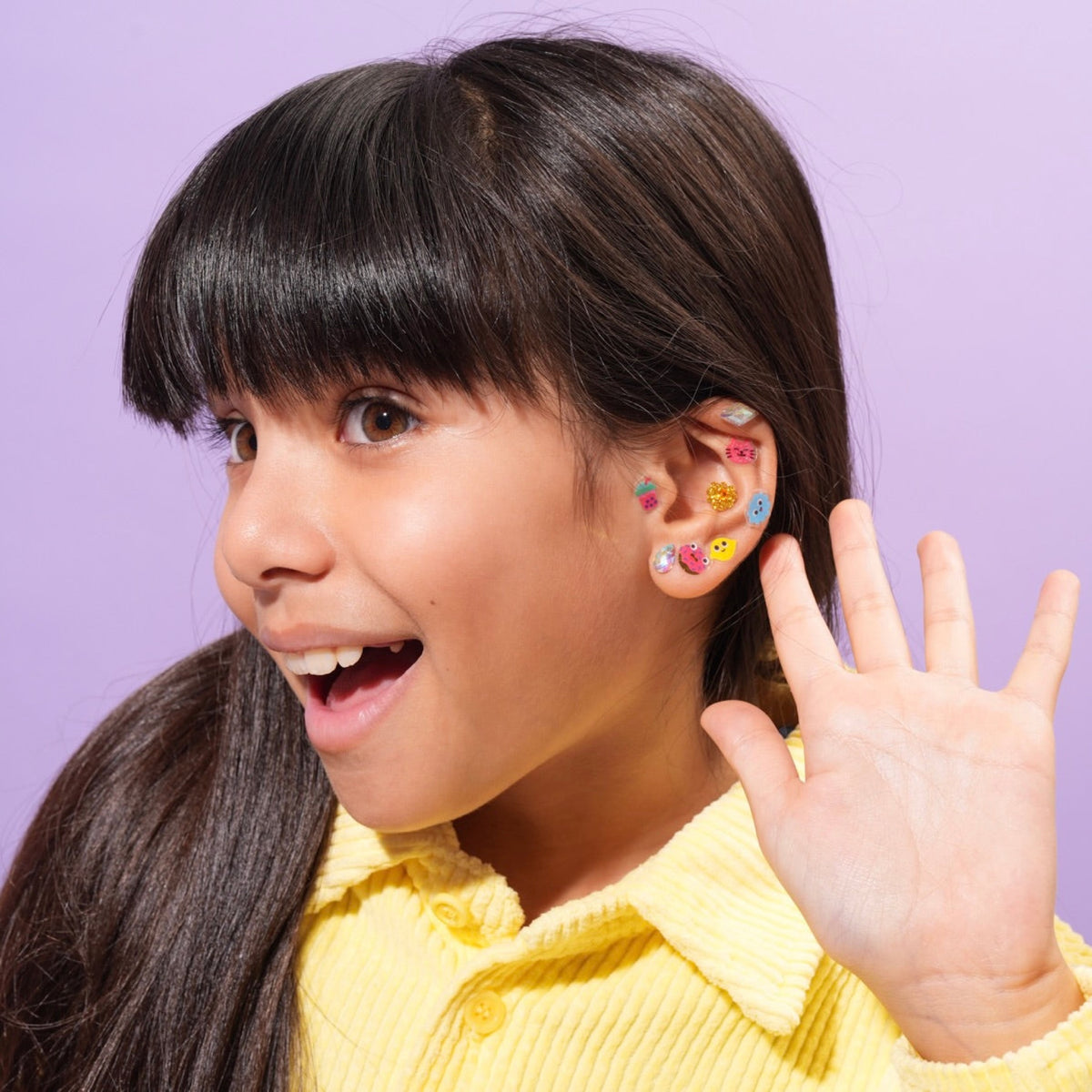Boucles d'oreilles autocollantes, pack de 104 — OMY — Kawaii — autre vue 3 | Appart 17 Bruxelles