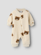 NBMORLAJ Combinaison bébé en teddy à oursons — name it — Birch — autre vue 3 | Appart 17 Bruxelles