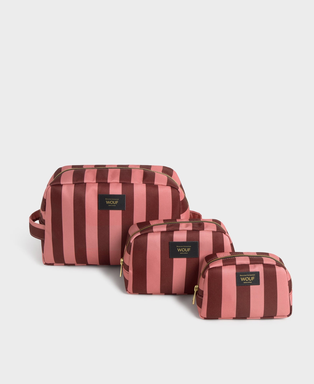 Grande trousse de toilette en polyester recyclé — Wouf — Sophie — les formats de la collection 4 | Appart 17 Bruxelles