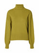 SLWELLIE Pull col roulé en laine et coton bio — Avocado Oil