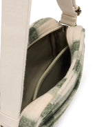 Hindbag Nino Sac bandoulière, tartan ou effet laine — Hindbag — Tartan vert — vue de l'intérieur 5 | Appart 17 Bruxelles