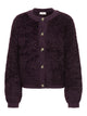 JDYEIRA Cardigan court en maille bouclette boutonné — JDY — Plum Perfect — packshot | Appart 17 Bruxelles