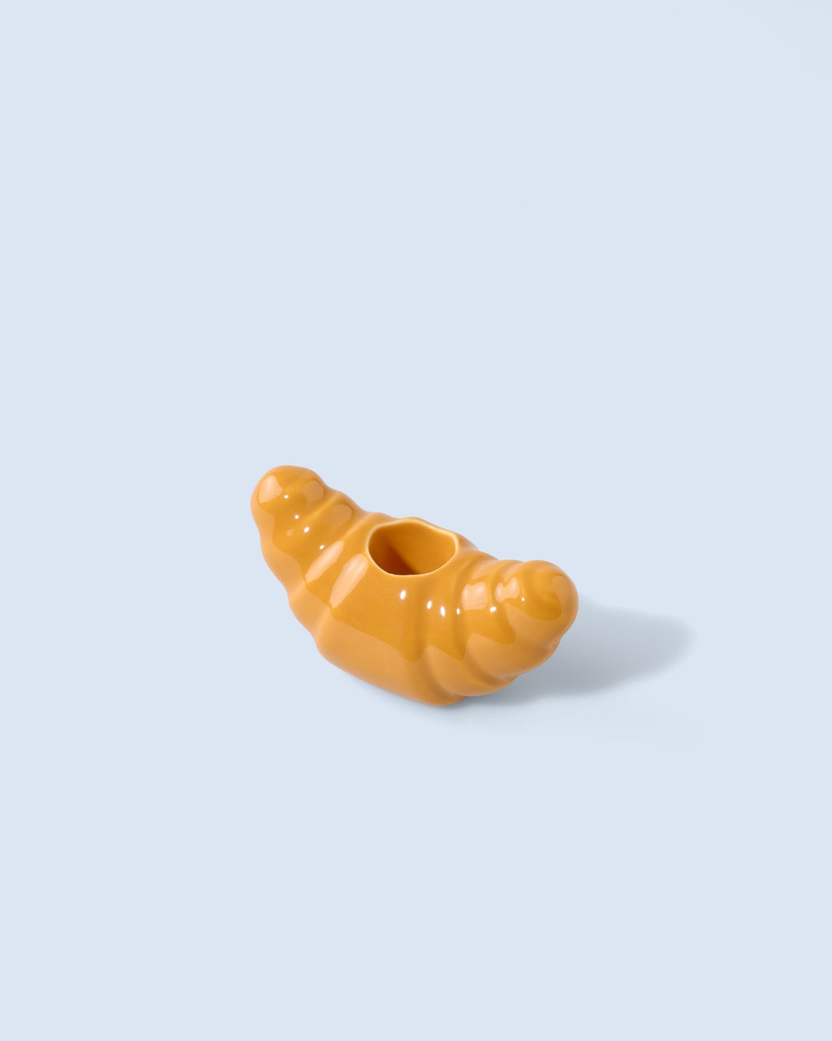 Fluid Market Bougeoir Croissant en céramique — Fluid Market — Doré — packshot | Appart 17 Bruxelles
