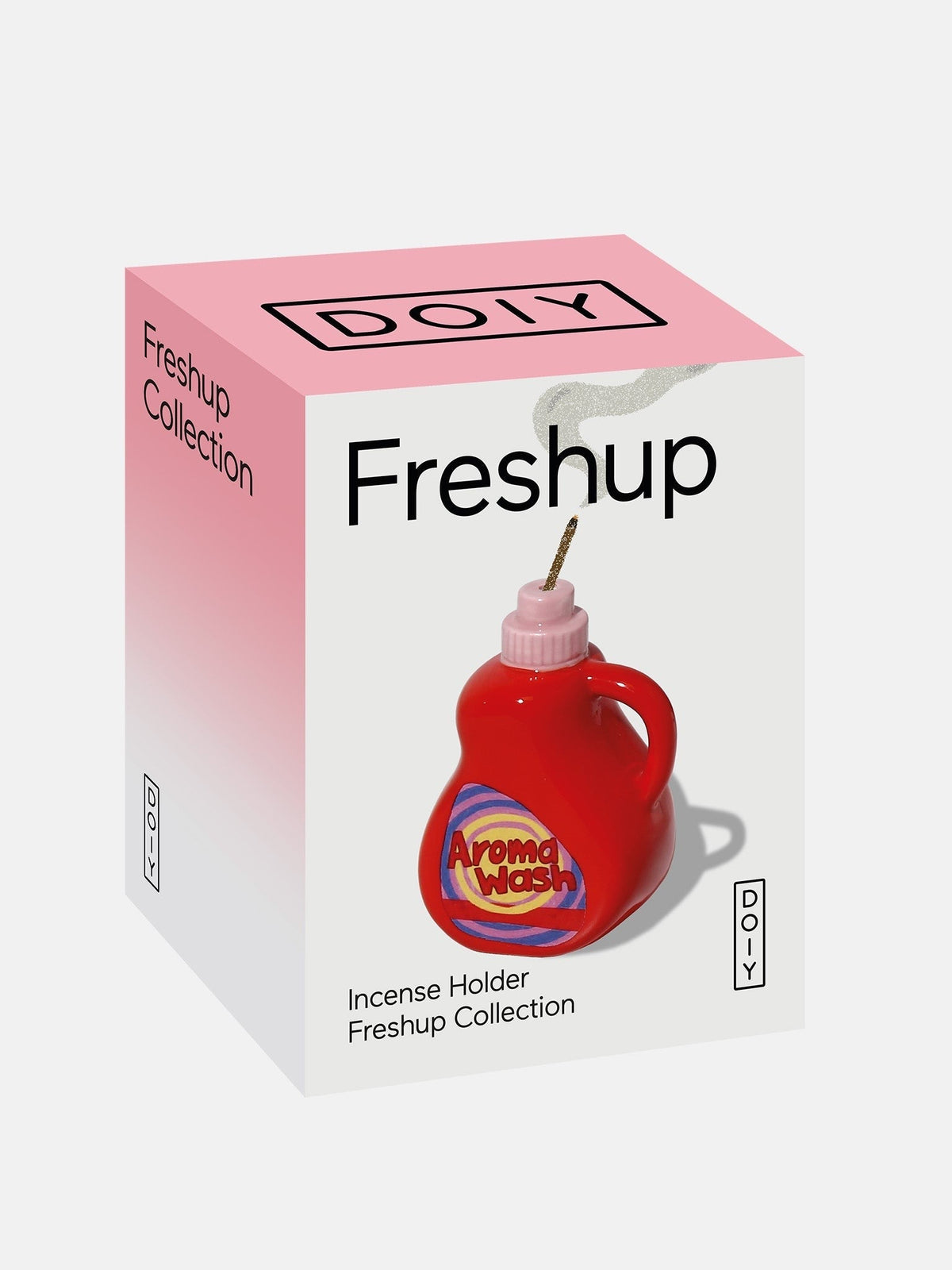 Porte-encens bidon de lessive Freshup en céramique — DOIY — Rouge — boîte cadeau 5 | Appart 17 Bruxelles