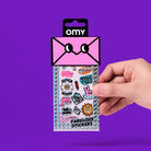 Fabulous Stickers Iconic, environ 20 stickers vinyle — OMY — Messages — packshot | Appart 17 Bruxelles